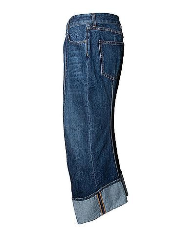 Bottega Veneta Bottega Veneta cropped folded jeans (view 2)