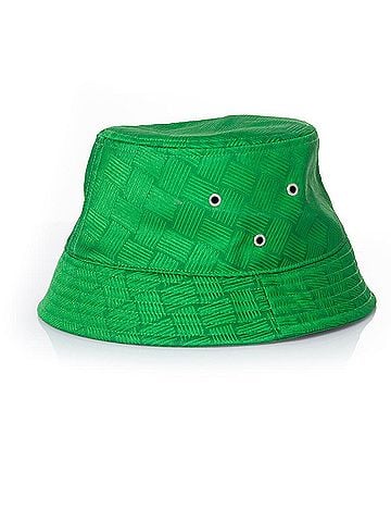 Bottega Veneta Bottega Veneta green intrecciato bucket hat (view 1)