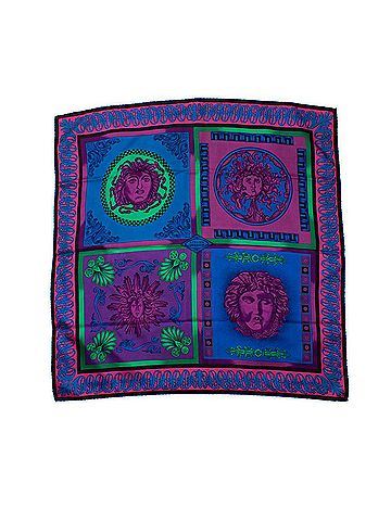 Versace Atelier Versace Multicolored medusa scarf (view 1)