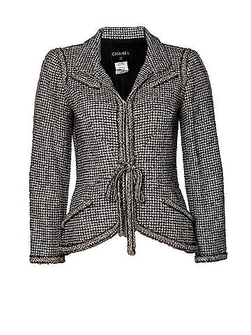 Chanel Chanel black and gold tweed jacket (view 1)
