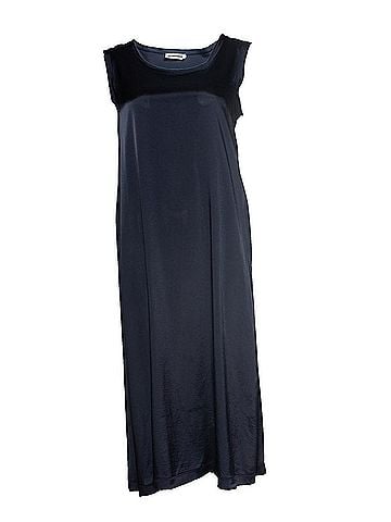 Jil Sander JIL SANDER blue dress with raw edges (view 1)