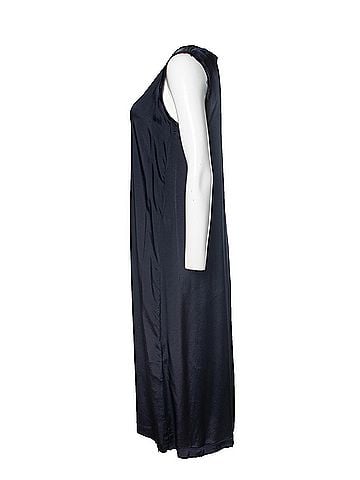 Jil Sander JIL SANDER blue dress with raw edges (view 2)