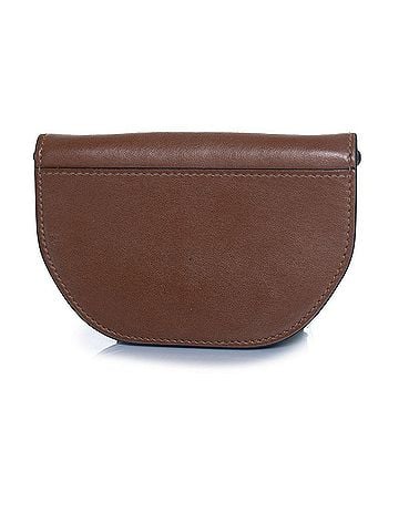 Burberry Burberry, brown leather saddle wallet (view 2)