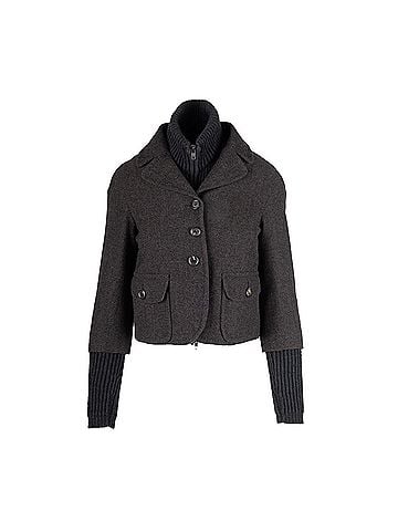 Moschino Moschino Jacket with Zippered Sweater Vest - '10s (view 2)