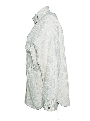 IRO IRO, Rosana wrinkled oversized jacket in ecru (view 2)