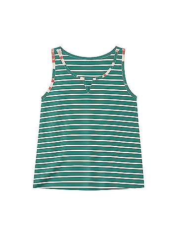 Pact Daybloom Stripes Staycation Sleep Tank (view 1)