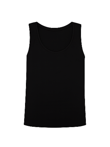 Pact Black Luxe Stretch Jersey Tank (view 1)