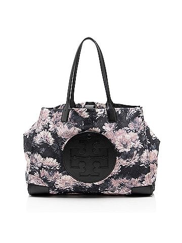 Tory Burch Tory Burch Floral Nylon Leather Ella Tote (view 1)