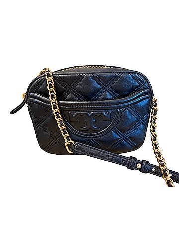 Tory Burch Fleming Leather Crossbody Bag (view 1)