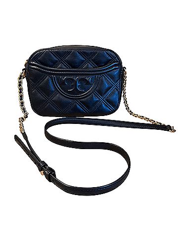 Tory Burch Fleming Leather Crossbody Bag (view 2)