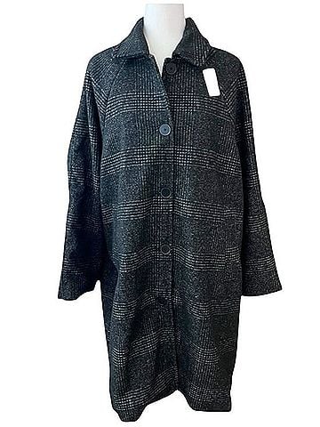 Old Navy Relaxed Button Front Mac Coat Coat (view 1)