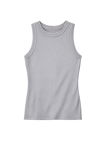 Pact Heather Grey Perfect Rib Tank (view 1)