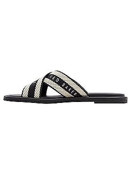 Ted Baker Jean Criss Cross Logo Flat Sandal Sandals (view 2)