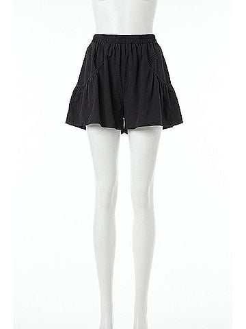 Entro Everly High Waisted Shorts in Black (view 1)