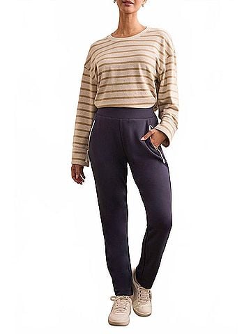 Tribal Techno Lux Pull-On Ankle Pant in Sapphire (view 2)