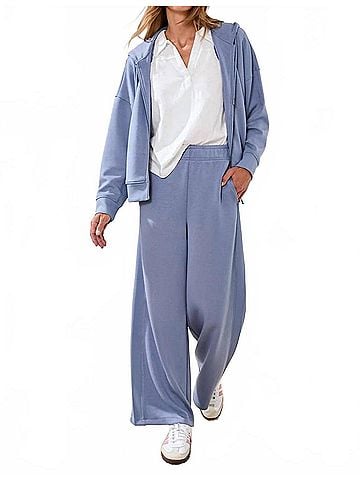 Tribal Techno Lux Pull-On Pant in Dustblue (view 2)