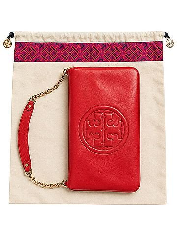 Tory Burch Tory Burch Reva Bonnie Leather Clutch (view 1)