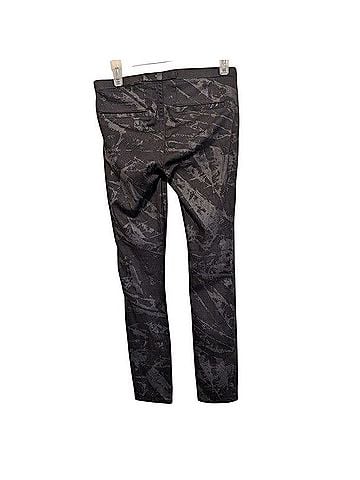 Helmut Lang Black Marble Twill Pull On Casual Pants (view 2)
