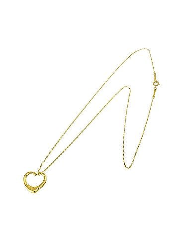 Tiffany & Co. Tiffany &amp; Co. Heart Necklace, 15.5mm wide, 42cm, 18K Yellow Gold (750), Open Necklace (view 2)