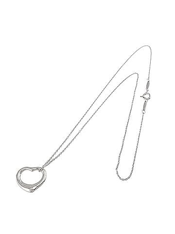 Tiffany & Co. Tiffany &amp; Co. Heart Necklace, 15.5mm wide, 40cm long, Sterling Silver (SV 925) Necklace (view 2)
