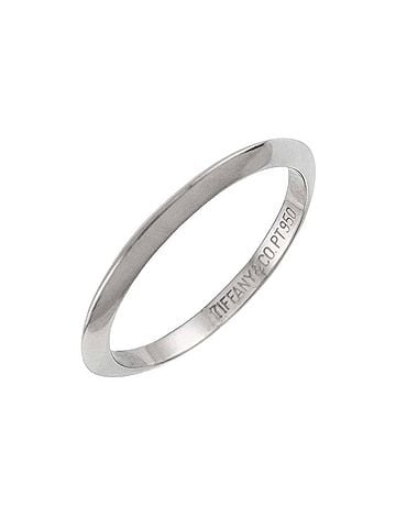 Tiffany & Co. Tiffany &amp; Co. Knife Edge Ring, Platinum (Pt) (view 1)