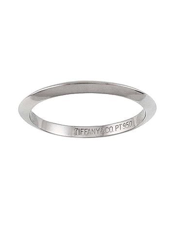 Tiffany & Co. Tiffany &amp; Co. Knife Edge Ring, Platinum (Pt) (view 2)