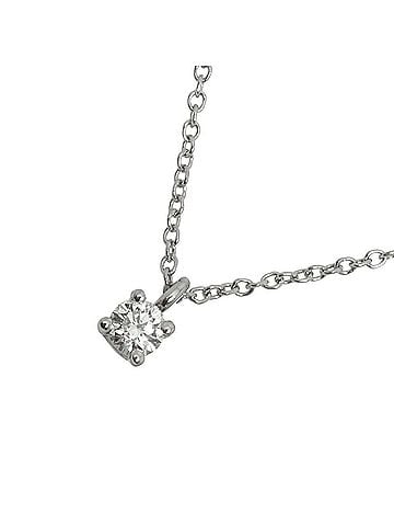Tiffany & Co. Tiffany &amp; Co. Solitaire Diamond Necklace, 40cm, Platinum (Pt) (view 1)