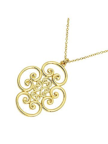Tiffany & Co. Tiffany &amp; Co. Venezia Goldoni Quadruple Necklace 40cm 18K YG Yellow Gold 750 (view 1)