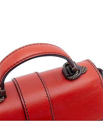 Bottega Veneta Mini Intrecciato Trimmed Nappa Piazza Top Handle Satchel (view 2)