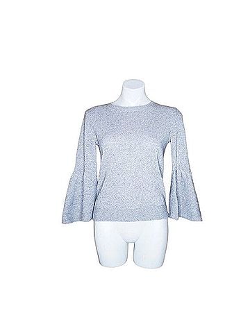 Banana Republic Bell Sleeve Italian Wool Blend Crewneck Pullover Sweater Pullover Sweater (view 2)