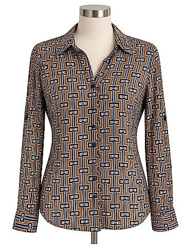 Michael Kors Long Sleeve Button-Down Shirt (view 1)