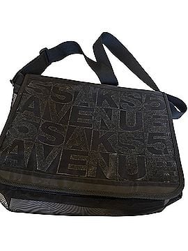 Saks Fifth Avenue Leather Messenger (view 1)