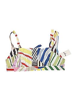 Rosie Assoulin Rosie Assoulin X Target Poplin Madras Geometric Stripe Squareneck Bralette Top Tank Top (view 2)