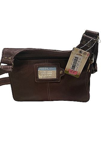 Fossil Leather Crossbody Bag (view 2)