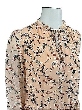French Connection Peach Floral Ruffle Tiered Dress Casual Dress (view 2)