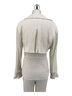 Jonathan Simkhai Cream Crinkled Button-Front Jacket with Waist Tie Jacket - photo 5