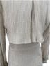Jonathan Simkhai Cream Crinkled Button-Front Jacket with Waist Tie Jacket - photo 7