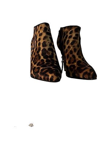 Nine West Cheetah Print Booties Boots (view 2)