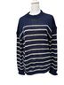 J.Crew Stripes Blue White Pullover Sweater Size XL - photo 1