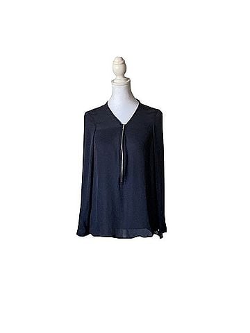 The Kooples Silk Blouse Long Sleeve Blouse (view 2)
