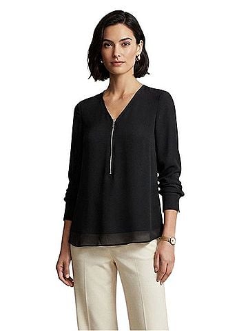 The Kooples Silk Blouse Long Sleeve Blouse (view 1)