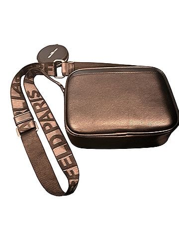 Karl Lagerfeld Paris Leather Crossbody Bag (view 2)