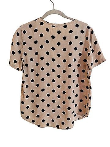 Equipment Femme Short Sleeve Silk Top (view 2)