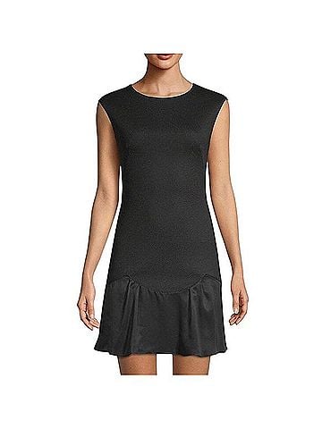 Rebecca Taylor Stacy Fit-&amp;-Flare Flounce Dress Casual Dress (view 2)
