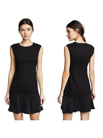 Rebecca Taylor Stacy Fit-&amp;-Flare Flounce Dress Casual Dress (view 1)