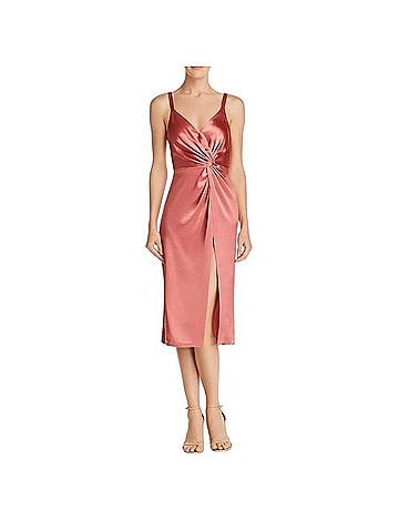 Jill Jill Stuart Satin Twist-Front Dress Cocktail Dress (view 1)