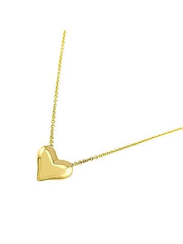 Tiffany & Co. Tiffany &amp; Co. Pinched Heart Necklace, 40cm, 18K Yellow Gold (750) (view 1)