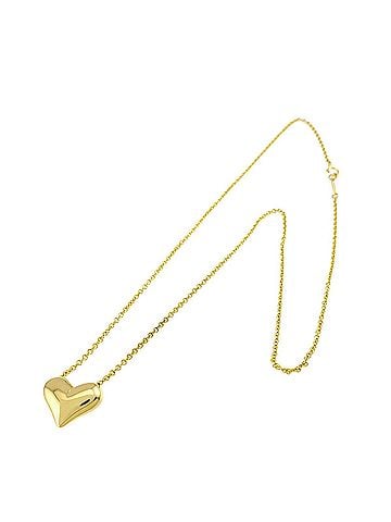 Tiffany & Co. Tiffany &amp; Co. Pinched Heart Necklace, 40cm, 18K Yellow Gold (750) (view 2)