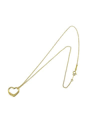 Tiffany & Co. Tiffany &amp; Co. Heart Necklace, 15mm wide, 40cm length, 18K Yellow Gold (750) Open Necklace (view 2)