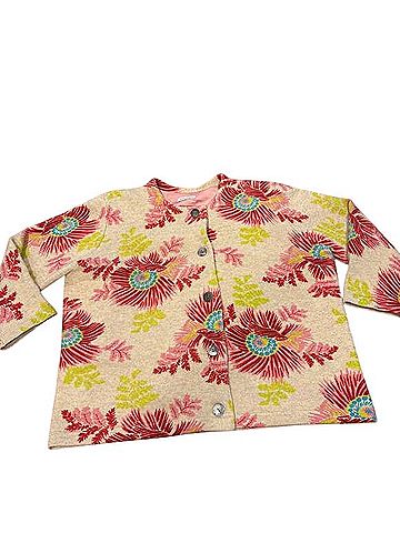 Frances Valentine Katy Flower Cardi Coat Cardigan (view 1)